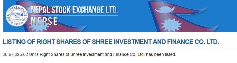 Shree Investment Finance